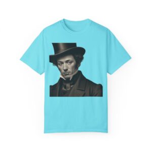Mean Look of Alexsander Pushkin Sukin Sin Apple Lover Unisex Garment-Dyed T-shirt
