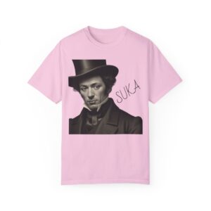 Suka From Mean Look of Alexsander Pushkin Sukin Sin Apple Lover Unisex Garment-Dyed T-shirt